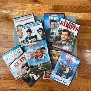 Bill Murray Chevy Chase Comedy and Sports DVD Collection - 9 DVDs Late 70’s-90’s